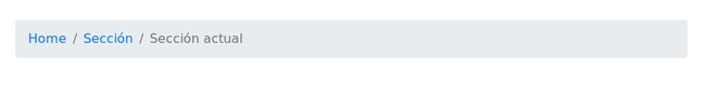 Breadcrumbs de bootstrap