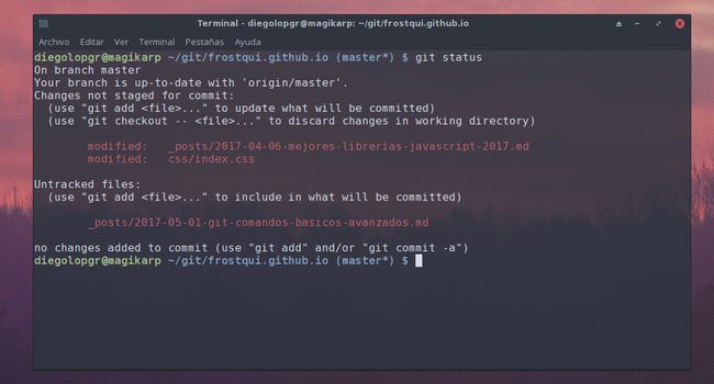 Git status