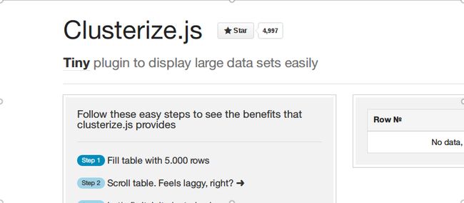 Clusterize.js